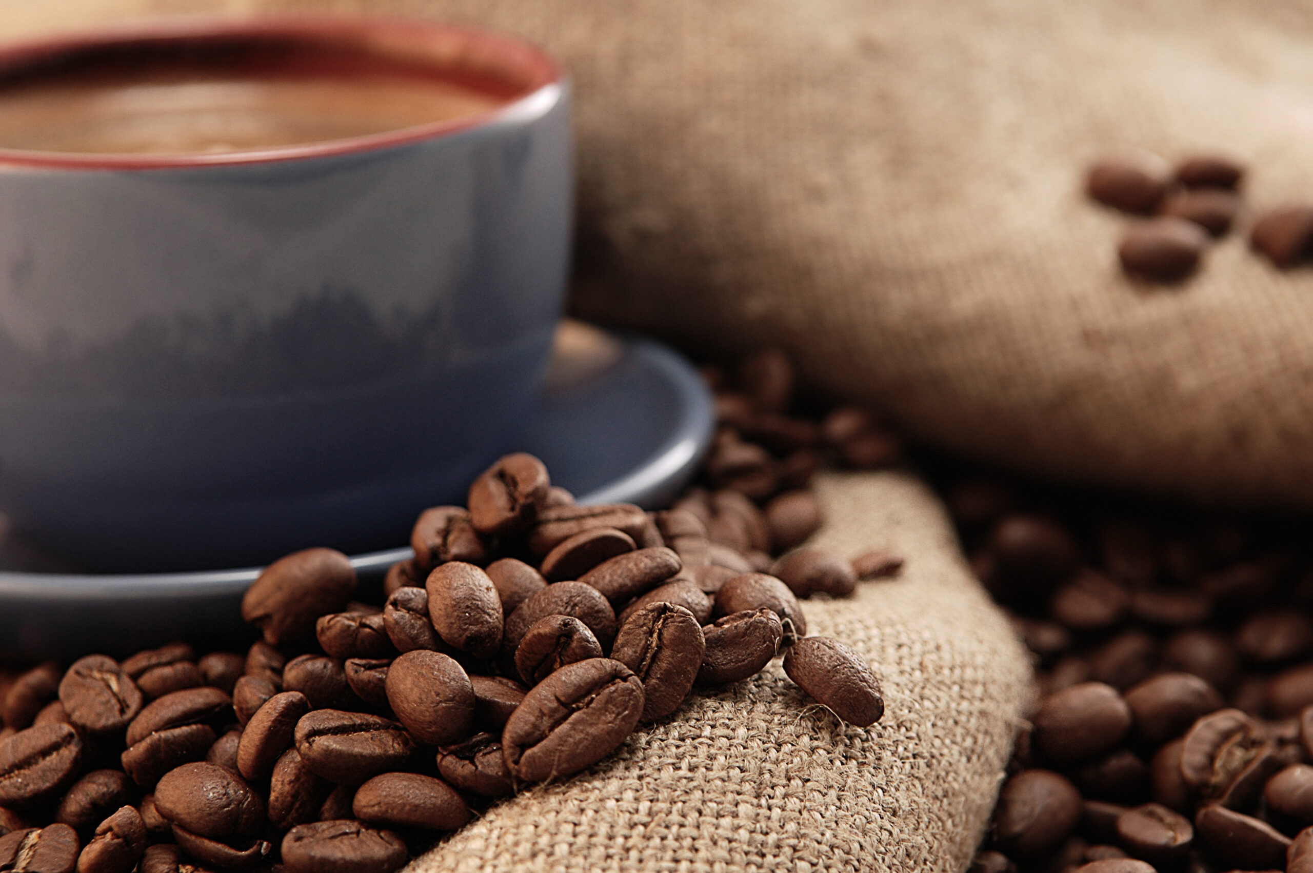 Blue Cup of Coffee
